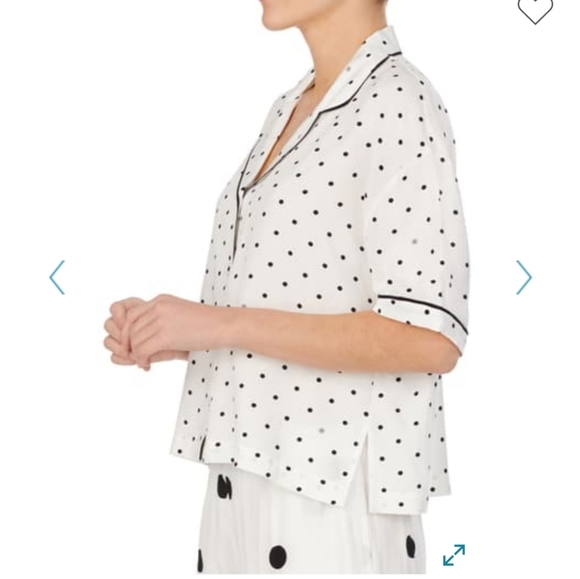 Refinery 29 Piera Crop Pajama Top - Picture 3 of 5